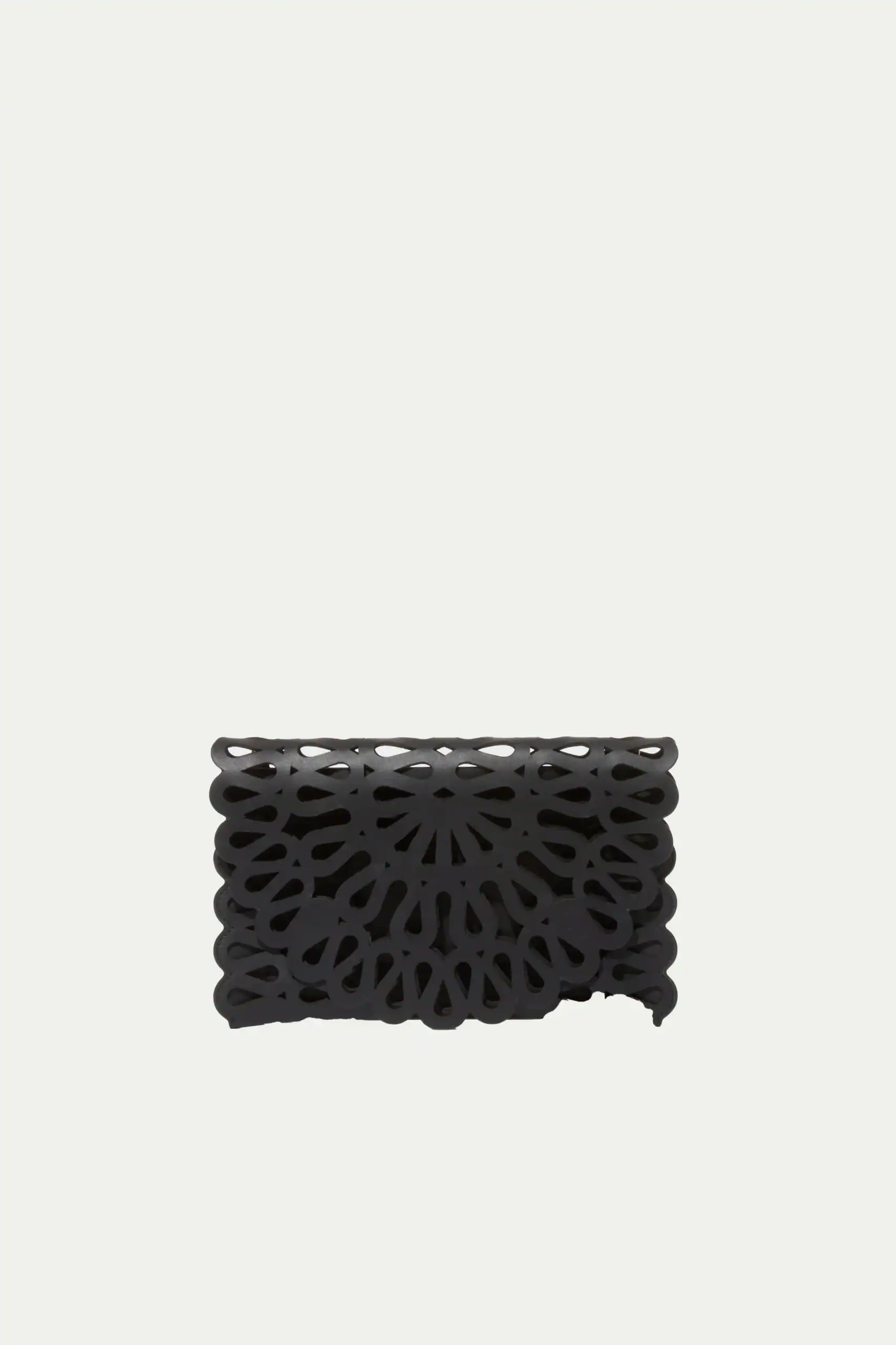 simkhai-mccall-laser-cut-leather-bucket-bag-black-1 Mccall Laser Cut Leather Bag - Image 1