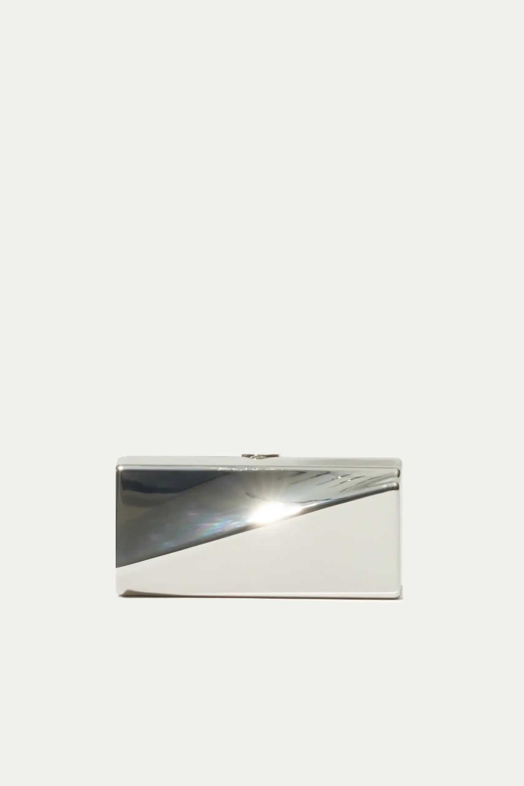 simkhai-ripple-clutch-silver-1 Ripple Clutch Silver - Image 1