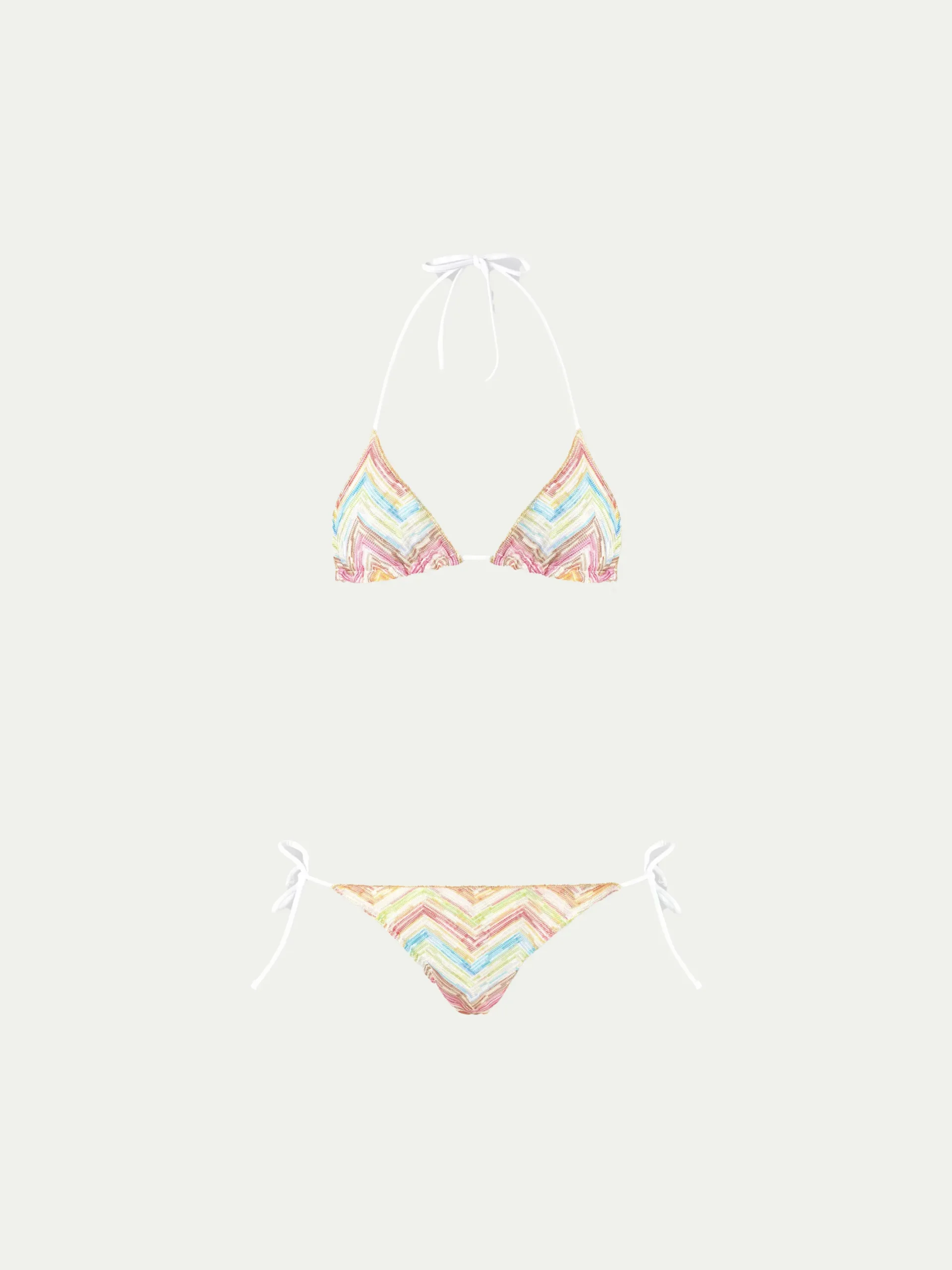 MC22SP00-1 copy Triangle bikini in printed tulle - Image 1